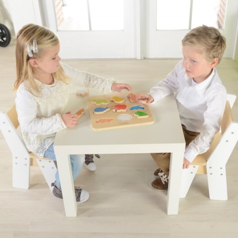 Drewniany Sorter Kształtów Masterkidz Kolorowe Zwierzątka Masterkidz