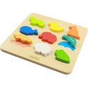 Drewniany Sorter Kształtów Masterkidz Kolorowe Zwierzątka Masterkidz