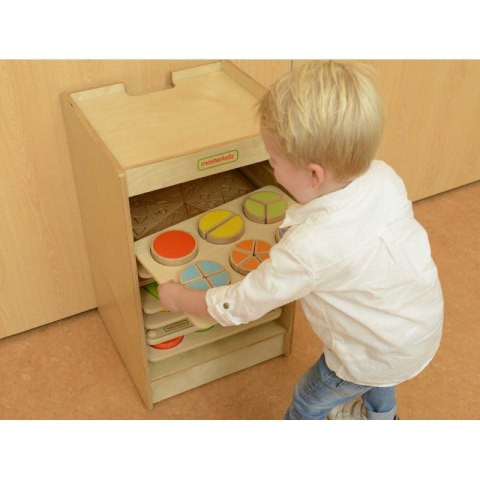Szafeczka Do Przechowywania Tabliczek Edukacyjnych I Gier Masterkidz 10 Sztuk Kółka Masterkidz