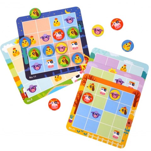 TOOKY TOY Gra Sudoku Dla Dzieci Wersja Farma Tooky Toy TOOKY TOY Gra Sudoku Dla Dzieci Wersja Farma Tooky Toy
