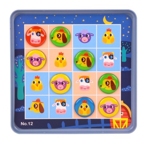 TOOKY TOY Gra Sudoku Dla Dzieci Wersja Farma Tooky Toy TOOKY TOY Gra Sudoku Dla Dzieci Wersja Farma Tooky Toy