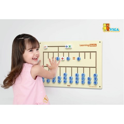 VIGA Tablica Sensoryczna do nauki liczenia Viga Toys VIGA Tablica Sensoryczna do nauki liczenia Viga Toys