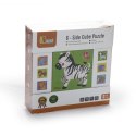 Viga Drewniana układanka Zoo Puzzle 4 klocki Viga Toys