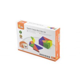 Viga Tangram Drewniana Gra Logiczna Układanka Klocki Łamigłówka Viga Toys