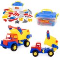 Zestaw ogromna ciężarówka + narzędzia 57 elementów Wader QT Polesie Wader Quality Toys