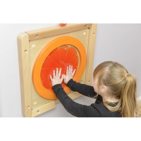 MASTERKIDZ Tablica Edukacyjna Sensoryczna Pomarańcza Masterkidz