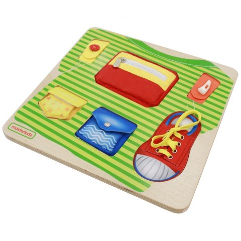 MASTERKIDZ Tablica Edukacyjna Trening Umiejętności Ubrania Masterkidz