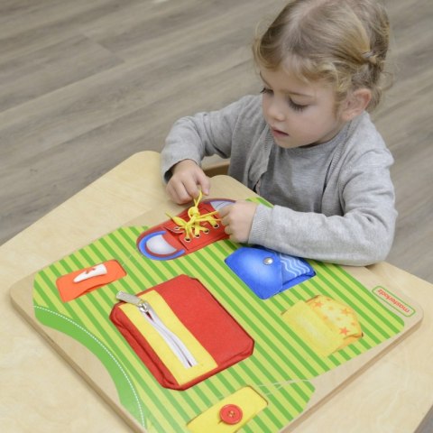 MASTERKIDZ Tablica Edukacyjna Trening Umiejętności Ubrania Masterkidz