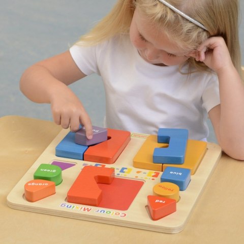 MASTERKIDZ Tablica Edukacyjna Układanka Łączenie Mieszanie Kolorów Masterkidz