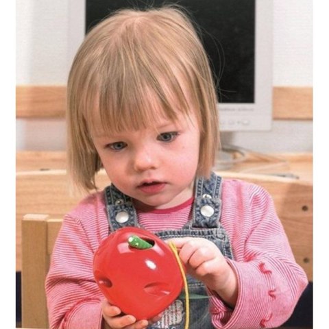 VIGA Drewniana Przeplatanka Labirynt Edukacyjna Robaczek w Jabłuszku Viga Toys VIGA Drewniana Przeplatanka Labirynt Edukacyjna Robaczek w Jabłuszku Viga Toys