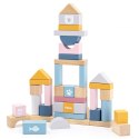 Zestaw drewnianych klocków w wiaderku - 60 elementów - Viga PolarB Viga Toys Zestaw drewnianych klocków w wiaderku - 60 elementów - Viga PolarB Viga Toys