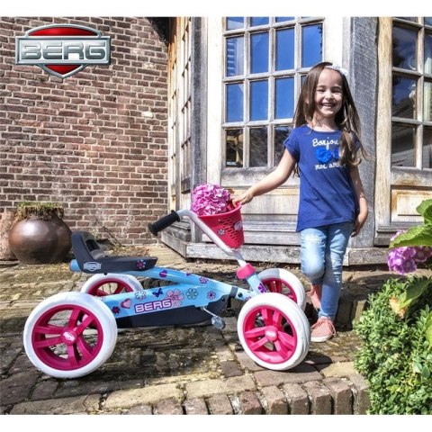 BERG Gokart na pedały Buzzy Bloom Ciche koła 2-5 lat do 30 kg Berg BERG Gokart na pedały Buzzy Bloom Ciche koła 2-5 lat do 30 kg Berg