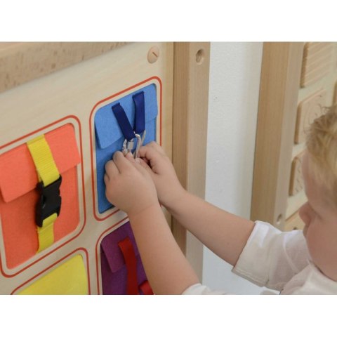 Kieszonki Do Zamykania i Otwierania Zamki Tablica Ścienna Masterkidz Masterkidz