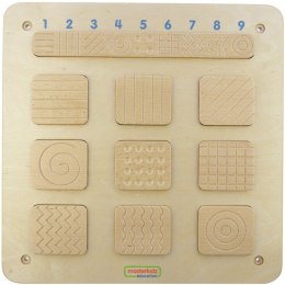 Sensoryczna Tablica Ścienna Rozpoznawanie Faktury Powierzchni Masterkidz Masterkidz