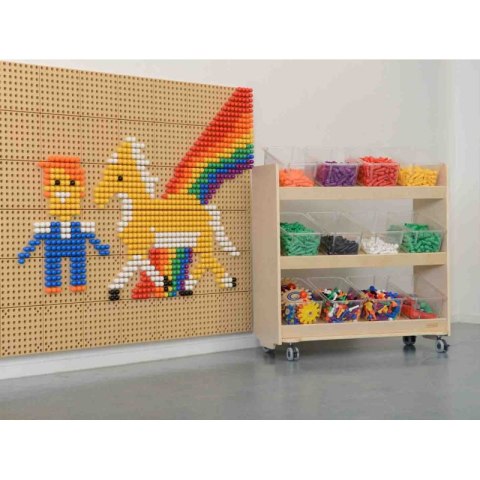 Szafka Kółka 3 Półki Na Akcesoria Do Tablicy Masterkidz STEM Masterkidz