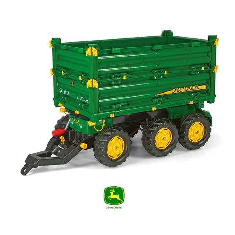 Rolly Toys Przyczepa Wywrotka Rolly Multi John Deere 3 osiowa Rolly Toys Rolly Toys Przyczepa Wywrotka Rolly Multi John Deere 3 osiowa Rolly Toys