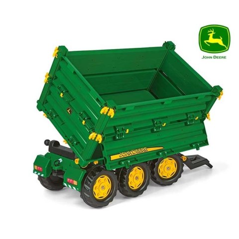 Rolly Toys Przyczepa Wywrotka Rolly Multi John Deere 3 osiowa Rolly Toys Rolly Toys Przyczepa Wywrotka Rolly Multi John Deere 3 osiowa Rolly Toys