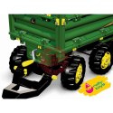 Rolly Toys Przyczepa Wywrotka Rolly Multi John Deere 3 osiowa Rolly Toys