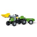 Rolly Toys Traktor na pedały z łyżką i przyczepą 2-5 Lat do 30 kg Rolly Toys Rolly Toys Traktor na pedały z łyżką i przyczepą 2-5 Lat do 30 kg Rolly Toys