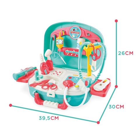 WOOPIE Zestaw Mały Lekarza Doktor w Walizce + 19 Akc. Woopie