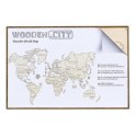Drewniane puzzle 3d wooden.city - mapa świata xl Wooden City