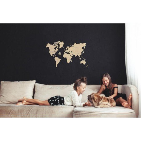 Drewniane puzzle 3d wooden.city - mapa świata m Wooden City Drewniane puzzle 3d wooden.city - mapa świata m Wooden City