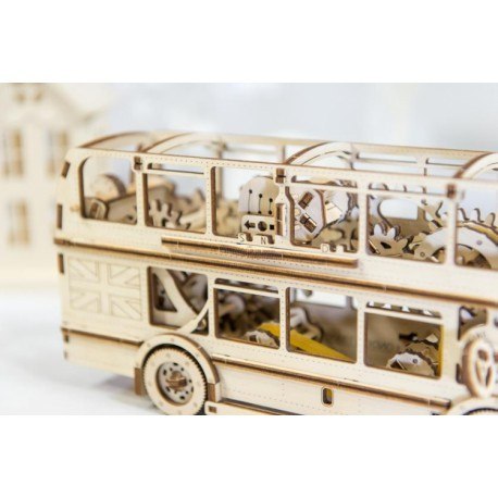 Drewniane puzzle mechaniczne 3d wooden.city - autobus Wooden City Drewniane puzzle mechaniczne 3d wooden.city - autobus Wooden City