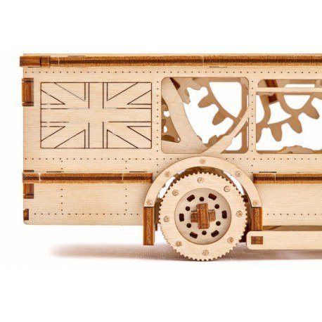 Drewniane puzzle mechaniczne 3d wooden.city - autobus Wooden City Drewniane puzzle mechaniczne 3d wooden.city - autobus Wooden City
