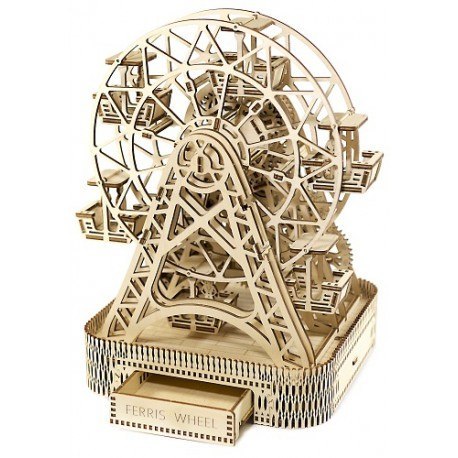 Drewniane puzzle mechaniczne 3d wooden.city - diabelski młyn Wooden City Drewniane puzzle mechaniczne 3d wooden.city - diabelski młyn Wooden City