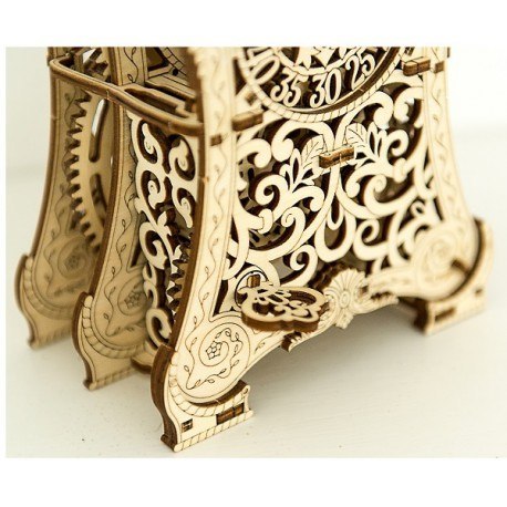 Drewniane puzzle mechaniczne 3d wooden.city - magiczny zegar Wooden City Drewniane puzzle mechaniczne 3d wooden.city - magiczny zegar Wooden City