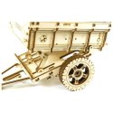 Drewniane puzzle mechaniczne 3d wooden.city - przyczepa Wooden City