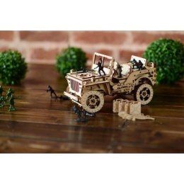 Drewniane puzzle mechaniczne 3d wooden.city - samochód 4x4 Wooden City