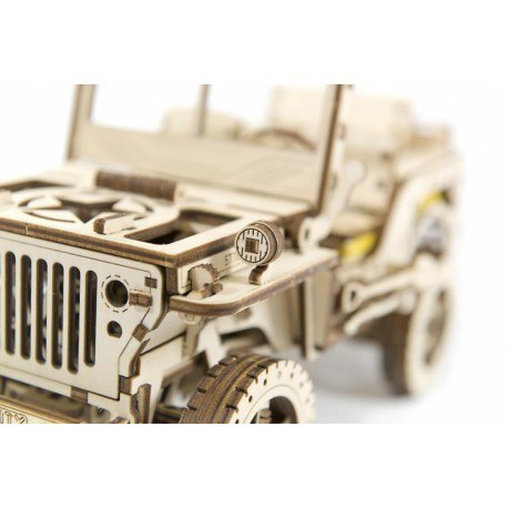 Drewniane puzzle mechaniczne 3d wooden.city - samochód 4x4 Wooden City Drewniane puzzle mechaniczne 3d wooden.city - samochód 4x4 Wooden City