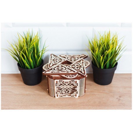 Drewniane puzzle mechaniczne 3d wooden.city - zamykana szkatułka Wooden City Drewniane puzzle mechaniczne 3d wooden.city - zamykana szkatułka Wooden City