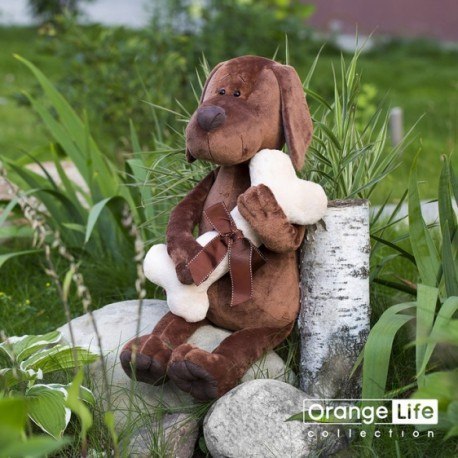 Przytulanka ciasteczkowy piesek z kością - 30cm Orange Toys Przytulanka ciasteczkowy piesek z kością - 30cm Orange Toys