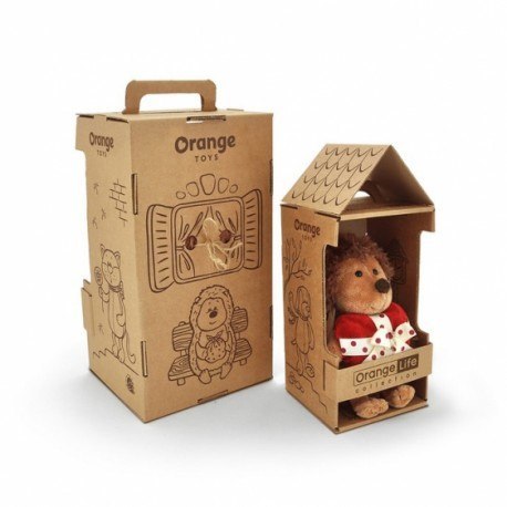 Przytulanka jeżyk z tobołkiem - 18cm Orange Toys Przytulanka jeżyk z tobołkiem - 18cm Orange Toys