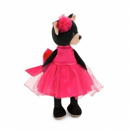 Przytulanka piesek lucky blacky w sukience - 38cm Orange Toys Przytulanka piesek lucky blacky w sukience - 38cm Orange Toys