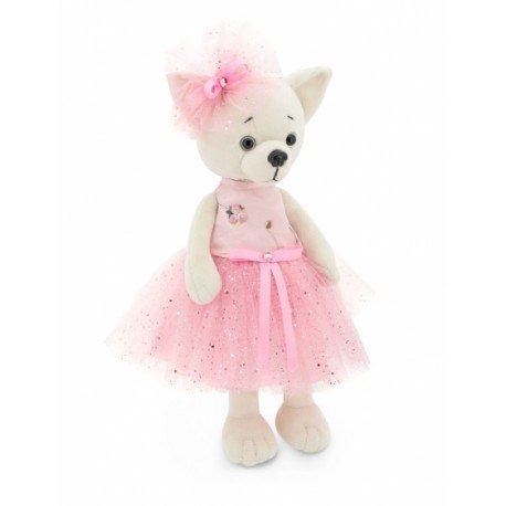 Przytulanka piesek lucky lili w różowej sukience - 38cm Orange Toys Przytulanka piesek lucky lili w różowej sukience - 38cm Orange Toys