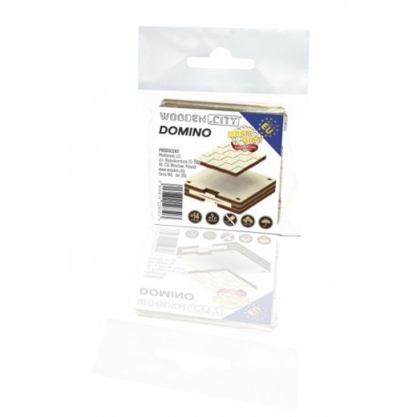 Drewniana gra podróżna 3d wooden.city - domino Wooden City Drewniana gra podróżna 3d wooden.city - domino Wooden City