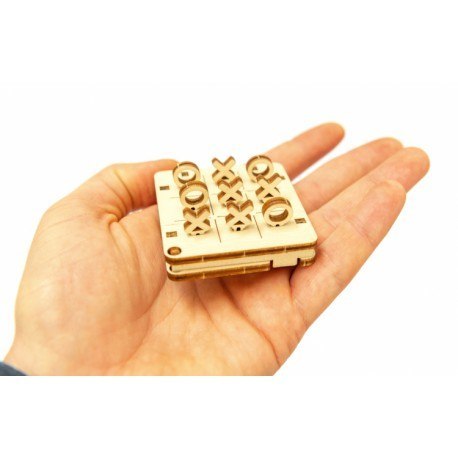 Drewniana gra podróżna 3d wooden.city - kółko i krzyżyk №1 Wooden City Drewniana gra podróżna 3d wooden.city - kółko i krzyżyk №1 Wooden City