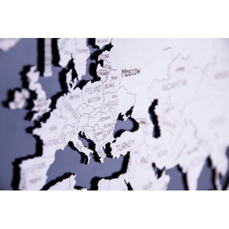 Drewniane puzzle 3d wooden.city - mapa świata xxl coral Wooden City Drewniane puzzle 3d wooden.city - mapa świata xxl coral Wooden City