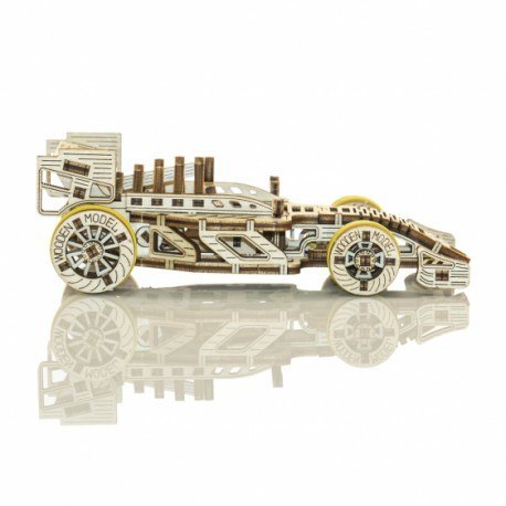 Drewniane puzzle mechaniczne 3d wooden.city - bolid Wooden City Drewniane puzzle mechaniczne 3d wooden.city - bolid Wooden City
