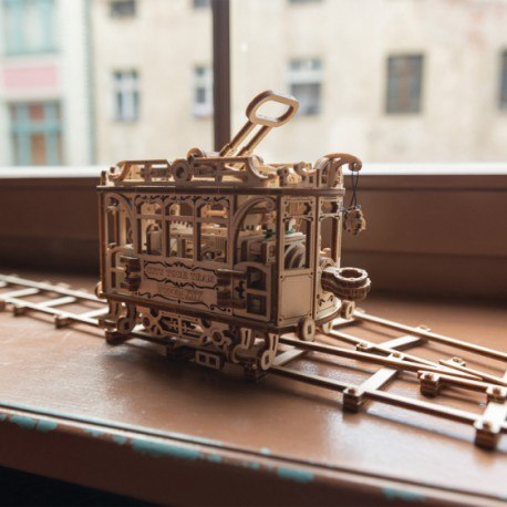 Drewniane puzzle mechaniczne 3d wooden.city - city tram + tory Wooden City Drewniane puzzle mechaniczne 3d wooden.city - city tram + tory Wooden City