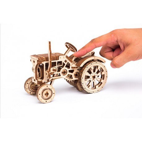 Drewniane puzzle mechaniczne 3d wooden.city - traktor Wooden City Drewniane puzzle mechaniczne 3d wooden.city - traktor Wooden City
