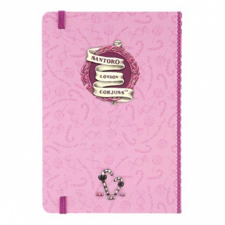 Gorjuss - notes z twardą okładką - sugar and spice Santoro London