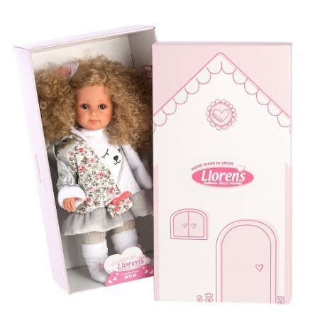 Hiszpańska lalka dziewczynka elena z kręconymi włosami - 35cm Llorens Hiszpańska lalka dziewczynka elena z kręconymi włosami - 35cm Llorens