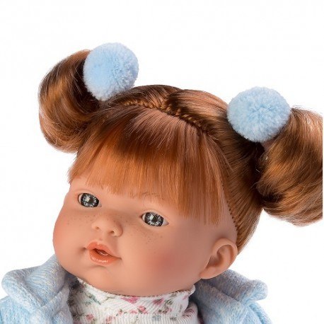 Hiszpańska lalka dziewczynka lea - płacze 33cm Llorens Hiszpańska lalka dziewczynka lea - płacze 33cm Llorens