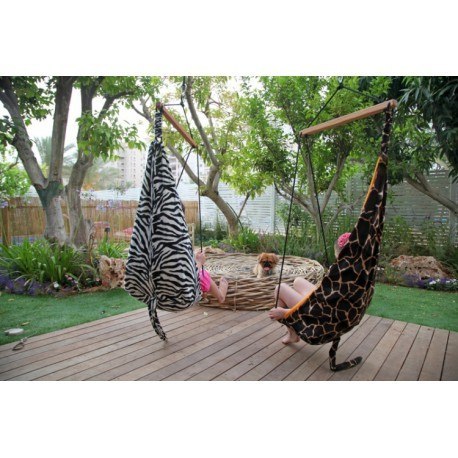 Huśtawka dziecięca - wiszący fotel hang mini zebra Amazonas Huśtawka dziecięca - wiszący fotel hang mini zebra Amazonas