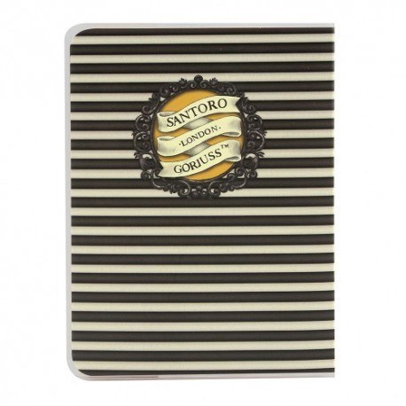Notes a6 w plastikowej okładce santoro - gorjuss bee loved (just Santoro London