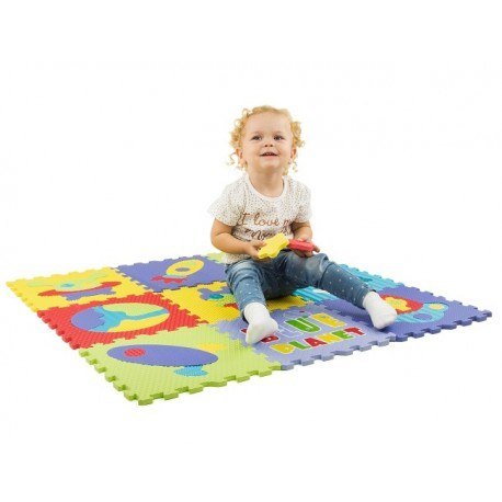 Piankowe puzzle podłogowe kosmos - 50 elementów Baby Great Piankowe puzzle podłogowe kosmos - 50 elementów Baby Great
